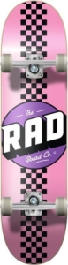 RAD Checker Stripe Progressive Compleet Skateboard 7.75 Zwart