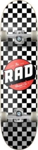 RAD Dude Crew Checkers Compleet Skateboard 7.75 Zwart