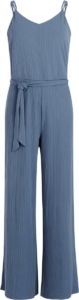 Protest PRTFrieda Jumpsuit Dames Normale pasvorm V hals Spaghetti bandjes Blauw