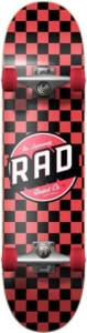 RAD Dude Crew Checkers Compleet Skateboard 7.5 Zwart