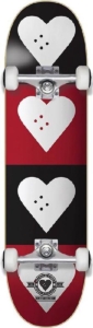 Compleet Skateboard Heart Supply Quad Logo 7.75 Zwart