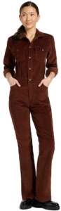 Lee Western Slim Fit Jumpsuit Met Lange Mouwen L Vrouw Bruin