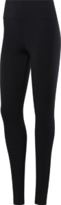 Reebok Linear Logo Tight Cotton Dames Sportlegging Pale   Zwart