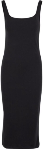Urban Classics Basic Long Cotton Jersey Lange jurk XXL Zwart