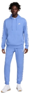 Nike Club Fleece Heren Comfortabele & Stijlvolle Blauwe Vrijetijdstrui met Capuchon en Handige Zakken – Voor Sport en Dagelijks Gebruik Veelkleurig