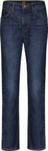 LEE CAROL DARK HUMOR HIGH RISE STRAIGHT DAMES Blauw