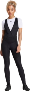 Adidas Performance Winter Essentials Gevoerde Fietslegging Met Lange Bib Dames Zwart