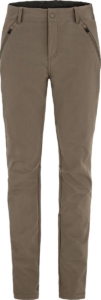 Fjällräven Abisko Trail Stretch Broek Dames Wandelbroek Suede Bruin