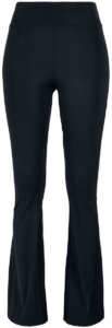 Urban Classics Recycled High-waist Flared Dames Legging – 4XL Zwart