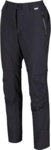 Regatta Highton Zip off Trouser Outdoorbroek Vrouwen Grijs