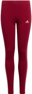 adidas Legging Kinderen Essentials 3-Stripes Leggings 116cm Rood