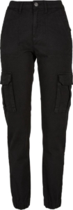 Urban Classics Dames Cargobroeken – 31 Zwart