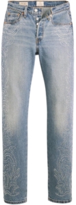 LEVI’S 501 ‘90S Straight leg jeans beyoncé x levi’s W26 X L32 Blauw