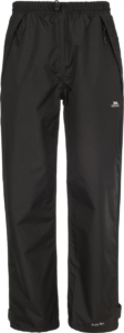 Trespass damesregenbroek Tutula Trousers Damesbroek Tp75 Zwart
