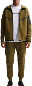 Nike Tech Fleece Hooded Sweatvest Heren Olijfgroen