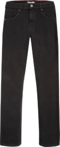 Wrangler STRAIGHT RINSE mannen JEANS X 30 Zwart