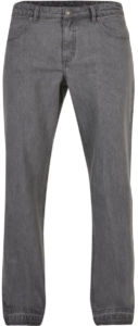 Urban Classics Open Edge Loose Fit Broek rechte pijpen Taille 32 inch Grijs