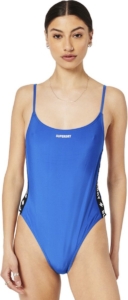 Superdry Code Essential Tape Zwemkleding M Vrouw Blauw
