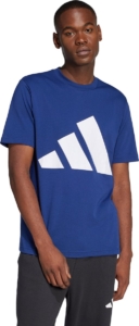 adidas Sportswear Essentials Big Logo T-shirt Heren Blauw