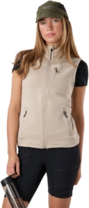 Swedemount Trondheim Midlayer Vest – Dames outdoorvest Beige