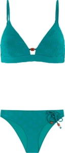 Protest PRTMermaid Bikini set Dames Clipsluiting Uitneembare vulling Normale pasvorm Medium dekking Groen