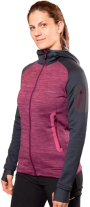 Trangoworld Asiego Fleece Met Kap Vrouw Turquoise