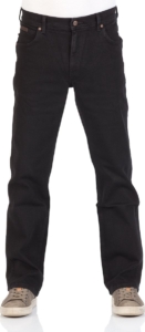 Wrangler Heren Jeans Broeken regular/straight Fit 38W 30L Volwassenen Zwart
