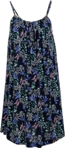 Brunotti Islayne-Print Jurkje Dames 100% Viscose Zomerjurk M Zwart