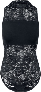 Urban Classics Ladies Lace Body Body’s L Katoen Zwart