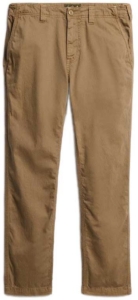 Superdry Utility chinobroek Heren Broeken Khaki
