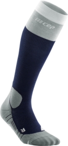 CEP Hiking Light Merino Tall Compressie wandelsokken – Kuitomvang Heren 45-50 cm Navyblauw