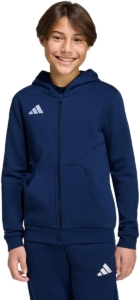 Adidas Performance Entrada26 Hoodie Met Lange Ritssluiting Kids Kinderen Blauw