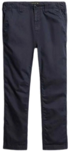 Superdry Utility chinobroek Heren Broeken Marineblauw