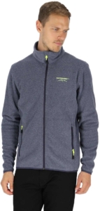 Swedemount Tromsö Fleece FL LS FZ – Heren wandeljas – 2XL Marineblauw
