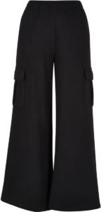 Urban Classics Highwaist Wide Leg Cargobroek S Zwart