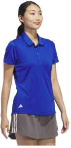 Adidas Performance Solid Korte Mouw Poloshirt Voor Dames Vrouw Collegiate Royal