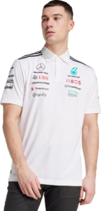 adidas Performance MERCEDES AMG PETRONAS FORMULA ONE TEAM POLO Heren Wit