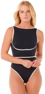 Rip Curl Mirage Fusion High Neck Zwemkleding L Vrouw Zwart