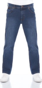 Wrangler Heren Jeans Broeken Texas Stretch regular/straight Fit Volwassenen Jeansbroek Blauw
