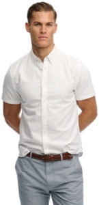 Superdry Preppy Oxford Overhemd Met Korte Mouwen 3XL Man Optic