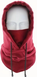 Bovista Winter Masker Balaclava Ski Mask Ski Masker Bivakmuts Full Face Mask Bordeauxrood