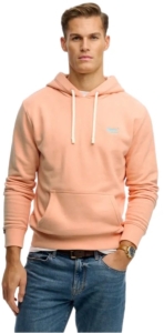 Superdry Essential Logo Classic Hoodie Heren Hoodies Koraal