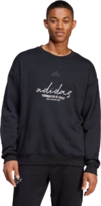 Adidas Sportswear Brand Love French Terry Sweatshirt Heren Zwart