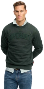 Superdry Vintage Athletic Tonal Sweatshirt L Man Groen