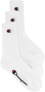 Champion Basic Crew Sokken Senior 3-pack Wit
