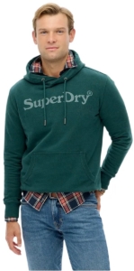 Superdry New York Venue hoodie Heren Hoodies Groen