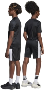 Adidas Train Essentials 3 Stripes Tee Korte Mouw Set 15-16 Years Kinderen Zwart