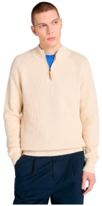 Timberland Williams River Textured Half Rits Trui S Man Angora