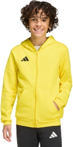 Adidas Performance Entrada26 Hoodie Met Lange Ritssluiting Kids Kinderen Geel