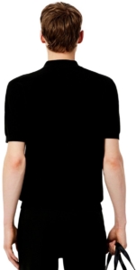 Polo Lacoste Men AH1043 Classic Fit Sweater -4 Zwart